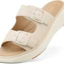 UBFEN Womens Platform Sandals Comfortable Walking Slide Soft Cushioning Footbed Casual Dressy Wedge Sandals (9)