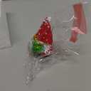 Gejoy Gnome Miniature Christmas Tree Topper 5.1 Inches Mini Resin Gnome Xmas Tree Topper Decorations for Christmas Holiday Party Supplies Home Office Decor