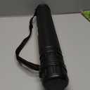 TRANSON Small Poster Tube Storage 17 to 27 Extendable for Documents Blueprints Artworks Scrolls (1 Pack-Black)