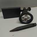 Solar Spot Lights Outdoor Waterproof for Flag, Palm Tree, Pole, Sign, Statue, Mailbox, Bright LED Outside Landscape Flood Spotlights for Accent Uplighting Yard, Garden, House, Backyard, Patio (1 Pack, Cool White)