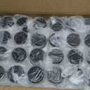 28 Pack 2oz Glass Shot Bottles with lids - Small Clear Jars for GingerWellness Shots, Juice,Whiskey - Travel mini Reusable Wide Mouth bottles- Leakproof, Dishwasher Safe.