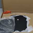 Pedestal Side Table, Small Drink Tables Pedestal Stand, Black Square Mini End Table, Cocktail Martini Coffee Tables, Tiny Side Table for Living Room,Small Spaces,Sofa,Couch, Black 