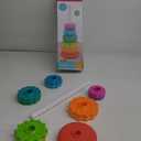 Baby Spinning Stacking Toys for Toddlers 1-3, Rainbow Ring Stacker Montessori Toys for Babies 6-12 Months, 1 2 3 One Year Old Girl Boy Christmas Birthday Gifts, Autism Sensory Learning Toy