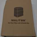 Maliton Inflatable Foot Rest Pillow for Travel,Kids Airplane Bed,Adjustable 3 Layers Height Leg Pillow of Air Travel Essentials,Car, Office, Home - Fast Inflation (Grey)