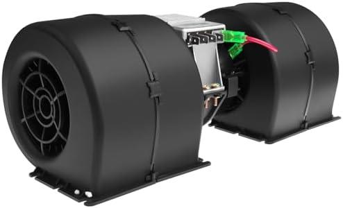 SCITOO HVAC Heater Blower Motor w/Fan HVAC Blower Motor fit for 008-A45-02,26-19939 (12V) HVAC Heater Blower Motor Assembly with Fan Cage 12V Replacement