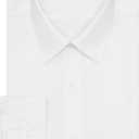 Van Heusen Men's Dress Shirt Fitted Poplin Solid (White, M)