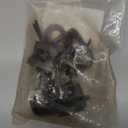 Biaungdo 18x18x30mm/0.7"x0.7"x1.2" Adjustable Right Angle Brackets L-shape Corner Brace Support Black- (15 Pcs)