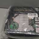 Garden Hose 50 FT, Metal Stainless Steel Water Hose with 10 Function Nozzles, No Kinks, Flexible Hose, Lightweight, Puncture Proof, Heavy Duty Hose for Yard and Outdoor