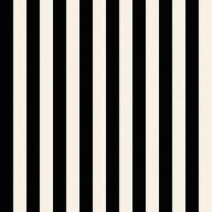 1.25" Regency Stripe Wallpaper (Black, Ebony)