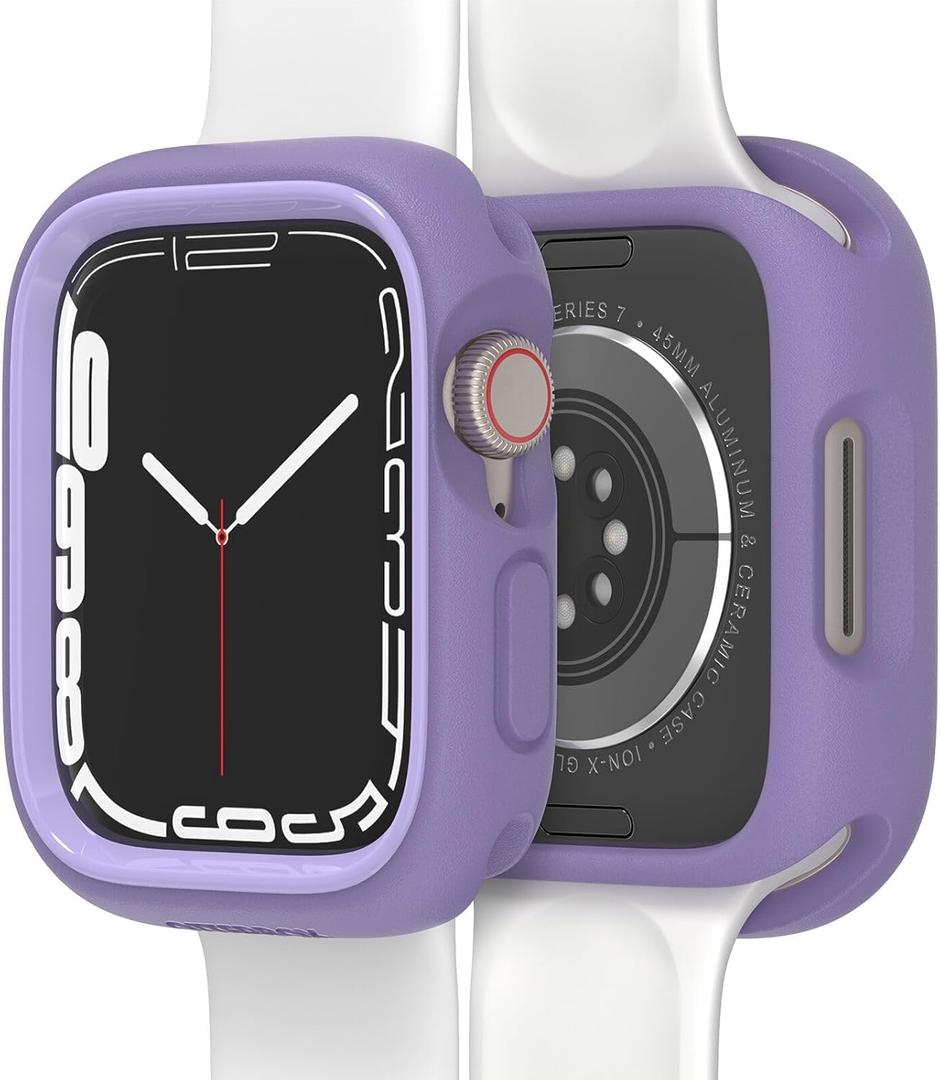 OtterBox - Apple Watch Series 7/8/9, 41mm Exo Edge Bumper Case - Protective Case for Smartwatch, Sleek & Precision Fit - Reset Purple