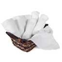 Body Linen Muslin Facial Cloths for Professional or Home Use. Super Soft 100% Cotton Muslin Weave. Perfect for Applying, Covering and Removing Facial Moisturizers and Creams - 8 Pack