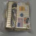 KOREDA Compatible with AirPods Pro 2nd/1st Generation Case Cover, Cute Funny Suitcase Design Case for Airpods Pro 2nd/1st Gen, Fashion Protective Hard Case for Women Men with Keychain (Champaign Gold)