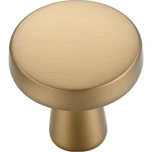 Ravinte 30 Pack Champagne Bronze Cabinet Knobs Mini Round Knobs Single Hole Solid Drawer Pulls for Dresser Drawers -1 Inch Diameter