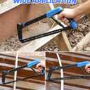 URASISTO Hacksaw Frame Set, 12 Hacksaw Frame, 6'' Hacksaw Frame and 10'' Mini Hacksaw, Including 8pc Extra Blades Multi-function for Metal Wood PVC Pipes