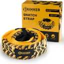 BUNKER INDUST Heavy Duty Tow Strap, 3" x 10ft Tree Saver Winch Strap 35,000 lbs Recovery Straps - Emergency Vehicle Off Road Towing Rope (Bag Not Include)
