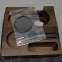 Walnut Espresso Tamping Station 54mm for Breville Machines Espresso Accessories Organizer Tamper Distributor Portafilter Holder and Multi Accessory Storage