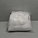 Ultra Flat Thin Pillows for Sleeping Standard Size, 2-1/2" High Slim Bed Pillow for Back Stomach Sleepers Down Alternative Filling Hypoallergenic White 18x26 in