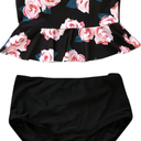2025 Women Bikini Set Underwear Ladies Summer Swimsuit 2 Pcs Black, Medium