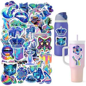 Owala Water Bottle Stickers - Cartoon Gifts, Vinyl Waterproof Stickers for Tumblers - 50Pcs, Set of 3