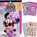 19545: Minnie Bowtique 4 Sheet Foil Cover Sticker Pad, 200+ Stickers