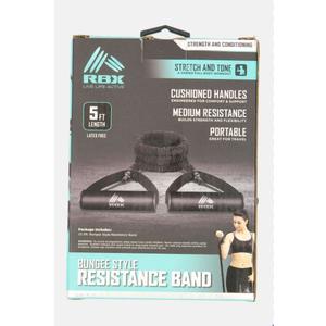 RBX Live Life Active 3 Pack Flat Latex Resistance Bands 3 Levels Strength BLACK
