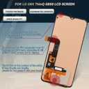 INCELL Display for LG G8X ThinQ G850 Screen Replacement Digitizer Assembly for LG V50S ThinQ 5G LM-V510N LCD Display Replacement with Kit