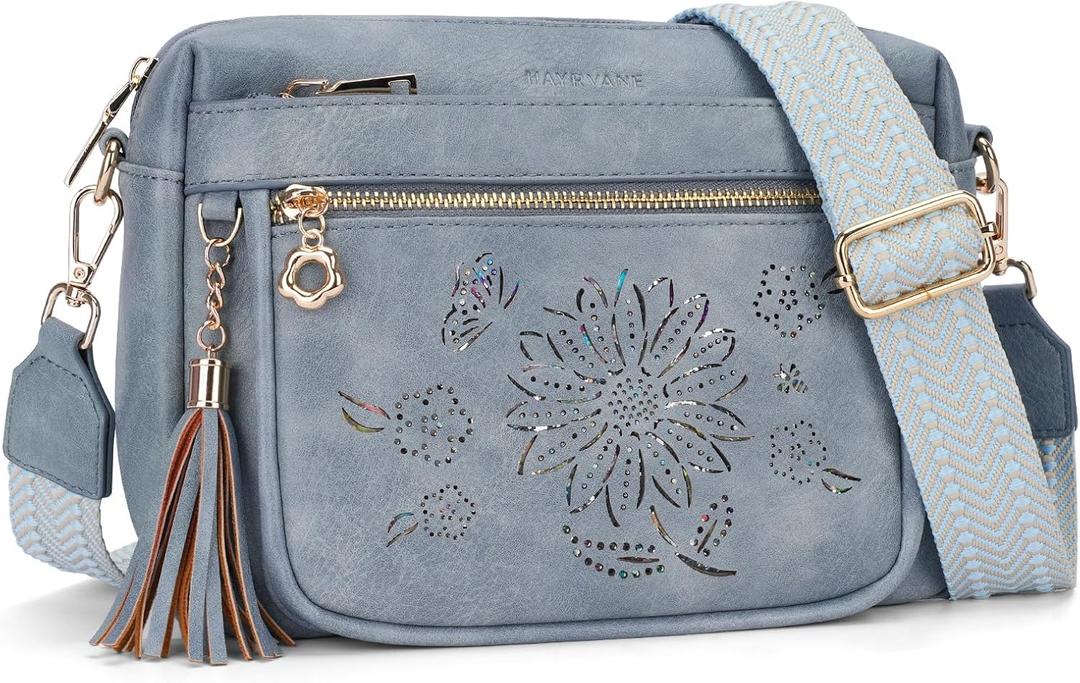 Crossbody Bags for Women, Cross Body Purses Shoulder Handbags with Adjustable Strap