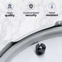 Pot Gasket Compatible with WMF Pressure Cooker Plus | Adaptable Replacement Silicone Sealing Ring, Silicone, 22 cm / 8.66in inner Diameter