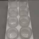 Vintage Hobnail Drinking Glasses Set of 8, 15 oz Highball Glasses & 12 oz Cocktail Glasses, Drinkware Kitchen Glasses for Cocktail, Iced Coffee, Beer, Ice Tea, Wine, Whiskey, Water (Clear)