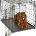 Midwest Homes for Pets 42-Inch New World Crate for Large Breeds, 71-90 lbs, Single Door Folding Dog Crate, Leak-Proof Tray & Secure Latch, Portable, Durable & Easy to Assemble