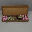 Floroom 5pcs Faux Silk Pompon Mum Artificial Flowers, Bulk Fake Mini Chrysanthemums with Stems for DIY Bouquet Centerpieces Wedding Fillers Arrangements Shower Decorations, Fuchsia Pink