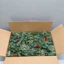 9Ft Pre-lit Christmas Garland with 50 LED Lights Battery Operated,Holiday Decoration Stairs Wall Mantle Door Indoor Outdoor (Green)