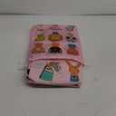 Airplane Seat Extender for Kids - Fun Pattern & Easy Setup, Toddler Airplane Bed and Toddler Airplane Seat Extender for Ages 1-4 (Pink)