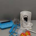 SMONET Bird Feeder with Camera B300: Smart Birdhouse Camera AI Recognition Solar Powered,Outdoor Wireless WiFi Birdfeeder Watching Live Video,Funny Birthday Gifts for Mom Mother Grandma Daughter (Blue)