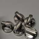 Funmit WB03X24818 Stove Knob Replacement Compatible with GE Stainless Steel Gas Range Burner Stove Knob Replace PS11729081 AP5989029 EAP11729081 4363588Not Universal