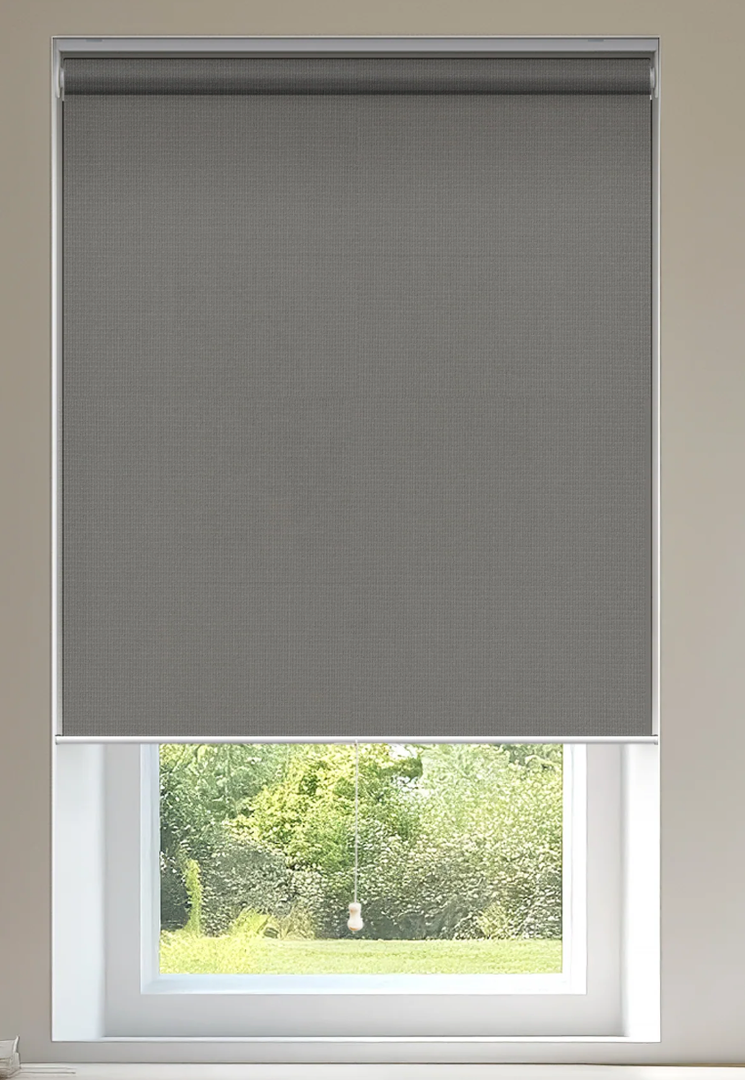 Roller Shades – Light Filtering, Snap-N-Glide, Urban Gray, 25"W x 72"H