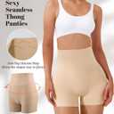 Seamless Shaping Boy shorts Panties Tummy Control Shapewear for Women Underwear Body Shaper Butt Lifting Shorts Under, M