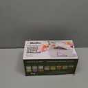 Mueller Pro-Series All-in-One, 12 Blade Mandoline Slicer for Kitchen, Food Chopper, Cucumber Slicer and Spiralizer, Cutter, Dicer, Grater, Gifts for Mom, Kitchen Essentials, White Sand/Green