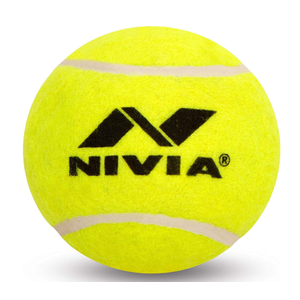 NIVIA ressureless Tennis Balls - Official Size, Low Pressure - Great for Training + Practice - Low Bounce - All Court Surface - Carry Bag Included, 18pcs