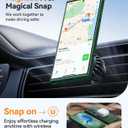CANSHN Designed for Samsung Galaxy S22 Ultra Case [Full Camera Protection] [Compatible with MagSafe] Translucent Matte Shockproof Protective Phone Cover 6.8 Inch - Deep Green