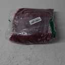 YOUR SMILE Pack of 2, Christmas Decorative New Luxury Series Merino Style Faux Fur Throw Pillow Case Cushion Cover 18" x 18"(Burgundy Red)