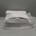 Small Makeup Vanity Desk 27.5''W with Mirror and Lights, Vanity Desk with 3 Fabric Drawers and Height-Adjustable Stand, Vanity Table for Girls Gifts, Bedroom and Small Spaces, White