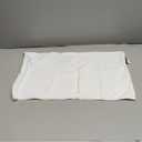 Cover Only for Microbead Cloud Bed-Pillow, Blend-Unique Design Adjusts Shape-Pillowcases Only, Small, White - (20.5L x 12.5W x 5H), for Small Pillow