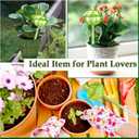 4 Pack Self Watering Planter Insert,Plant Watering Devices Plant Watering Globes for Indoor Plants,Easy Plants Live Houseplants Self Watering Plant Accessories Indoor Items for Plant Lovers - Green