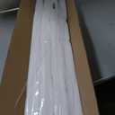 Kigley 12 Pack Filtering Temporary Blinds for Windows, 35 x 71 Inch Cordless Pleated Light Filtering Fabric Shade Self Adhesive Pleated Window Shade with 24 Clips, Easy to Cut and Install (White)