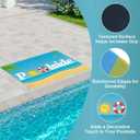 24" x 35" Pool Mat Non Slip Poolside Seating Mat for Edge of Pool Floor Pool Seat Waterproof Outdoor Pool Rug Deck Runner Rubber Poolside Chair with Drainage for Inside Outside Summer Beach Lounging