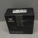 Wooden Espresso Knock Box Walnut Dump Bin for Coffee Grounds Disposal Durable, Shock-Absorbent Espresso Machine Accessories, Easy to Clean Tamping Station