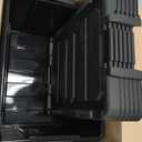 IRIS USA 20 Gallon Lockable Storage Bins with Lids, 6 Pack - Made in USA, Heavy Duty, Stackable Containers, Garage Organizing Bins Moving Tubs, Rugged Sturdy Equipment Utility Box - Black