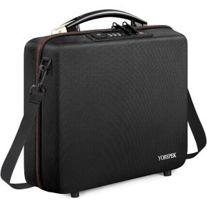 YOREPEK Carrying Case for Starlink Mini, Travel Case for Starlink Mini with Lock, Waterproof Shockproof Bag for Star Link Accessories Satellite Dish with Shoulder Strap, Plastic Feet, for Camping, RV