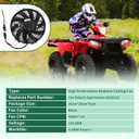 Electric Radiator Cooling Fans Motor 2410123 for Polaris Sportsman 500 400 4x4 6x6 2000 2001 2002-03 Engine Cooling Fan